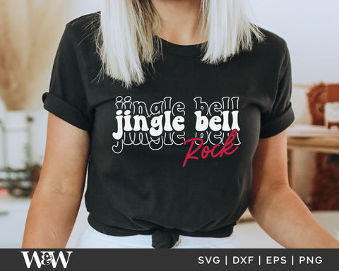 Jingle Bell Rock SVG | Christmas Shirt SVG SVG Wood And Walt 