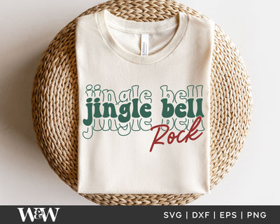 Jingle Bell Rock SVG | Christmas Shirt SVG SVG Wood And Walt 