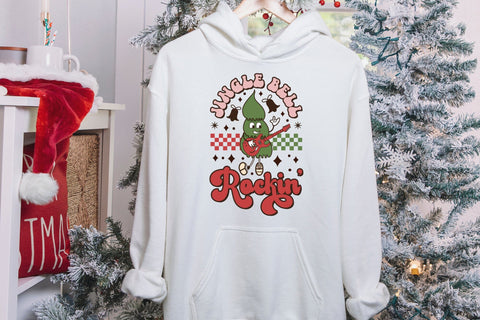 Jingle Bell Rockin, Groovy Christmas Sublimation Sublimation CraftLabSVG 