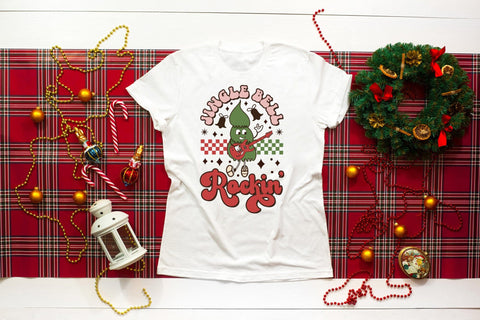 Jingle Bell Rockin, Groovy Christmas Sublimation Sublimation CraftLabSVG 