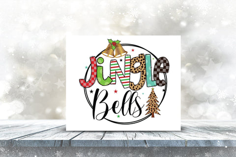 Jingle Bells, Christmas Sublimation Design Sublimation CraftLabSVG 