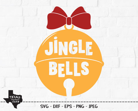 Jingle Bells | Christmas SVG SVG Texas Southern Cuts 