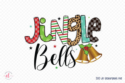 Jingle Bells PNG | Christmas Sublimation Design Sublimation CraftLabSVG 