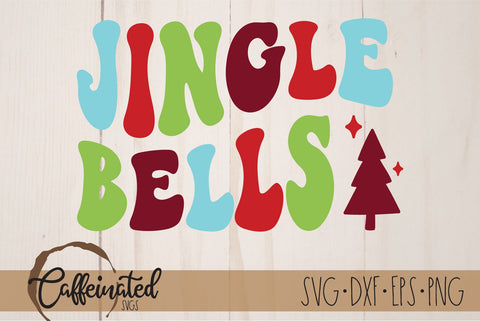 Jingle Bells Retro SVG SVG Caffeinated SVGs 