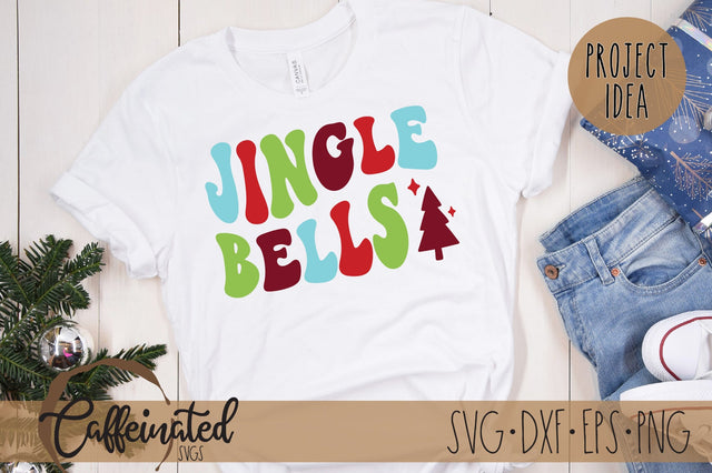 Jingle Bells Retro SVG SVG Caffeinated SVGs 