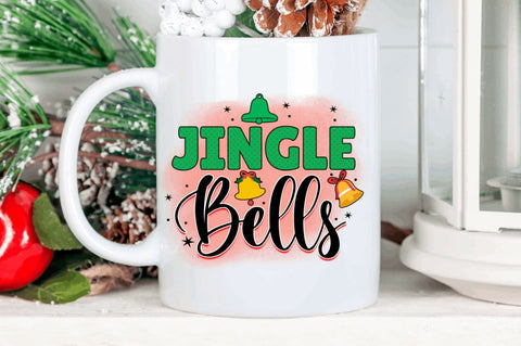 Jingle bells Sublimation PNG, Sublimation Christmas Design Sublimation Regulrcrative 