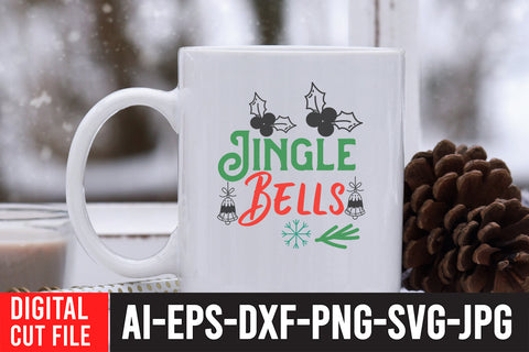 Jingle Bells SVG Cut File SVG BlackCatsMedia 
