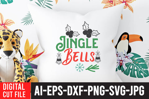 Jingle Bells SVG Cut File SVG BlackCatsMedia 