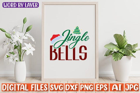 JINGLE BELLS SVG cut file SVG Blessedprint 