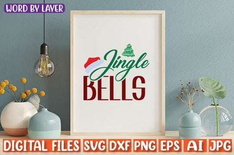 JINGLE BELLS SVG cut file SVG Blessedprint 