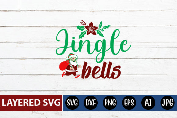 jingle bells SVG cute file SVG Blessedprint 
