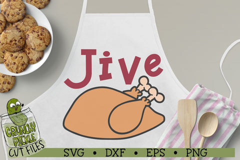 Jive Turkey Funny Thanksgiving or Holiday SVG Cut File SVG Crunchy Pickle 