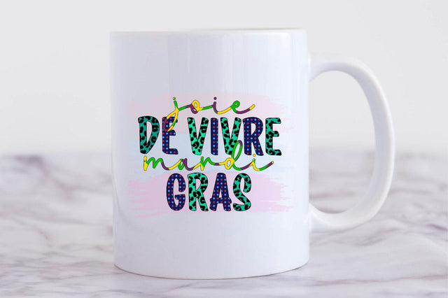 joie De Vivre Mardi Gras Sublimation Sublimation SVGista 