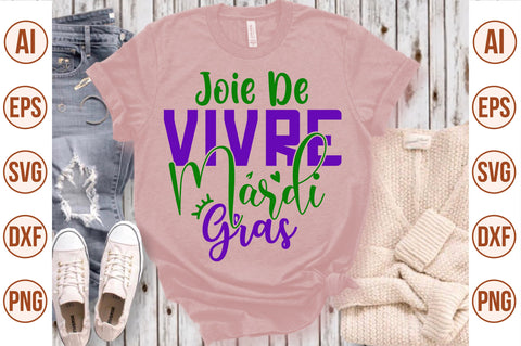 Joie De Vivre Mardi Gras svg SVG nirmal108roy 