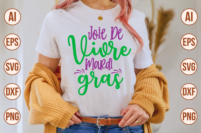 Joie De Vivre Mardi Gras svg SVG shah alam 