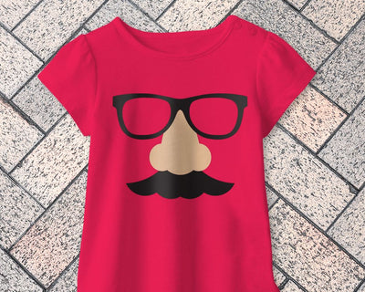 Joke Glasses with Nose and Mustache SVG Designed by Geeks 