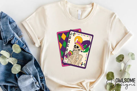 Joker Tarot Mardi Gras PNG Sublimation Sublimation Owlsome.Designs 