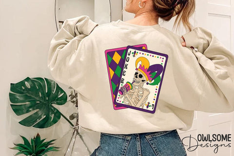 Joker Tarot Mardi Gras PNG Sublimation Sublimation Owlsome.Designs 
