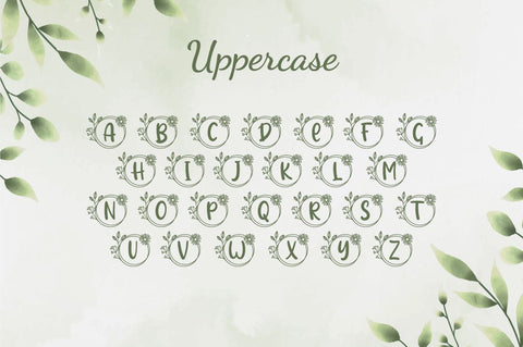 Jolie Monogram Font Attype studio 