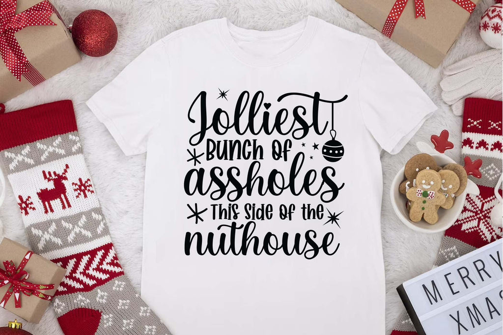 Jolliest Bunch of Assholes This Side of the Nuthouse svg, Christmas svg ...