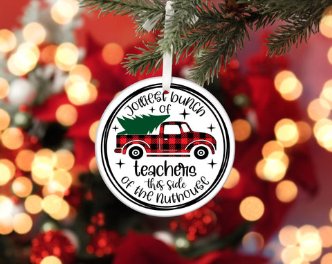 Jolliest Bunch Of Teachers This Side Of The Nuthouse SVG SVG HappyDesignStudio 
