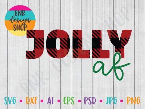 Jolly AF SVG SVG BNRDesignShop 