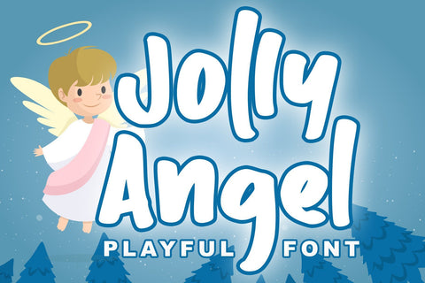 Jolly Angel Font Stefani Letter 