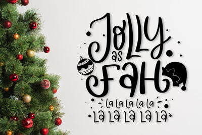 Jolly As Fah La la la SVG SVG dapiyupi store 