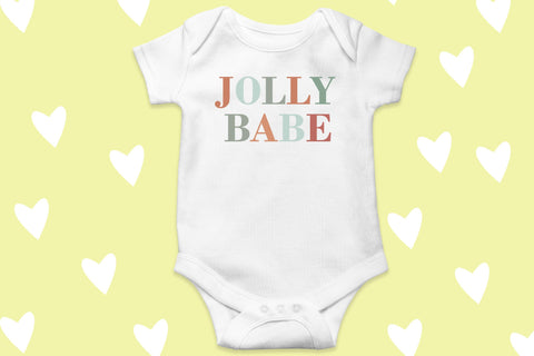 Jolly Babe Christmas SVG SVG Style and Stencil 