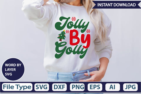Jolly By Golly SVG Cut File SVGs,Quotes and Sayings,Food & Drink,On Sale, Print & Cut SVG DesignPlante 503 