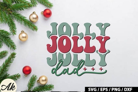 Jolly dad Retro SVG SVG akazaddesign 