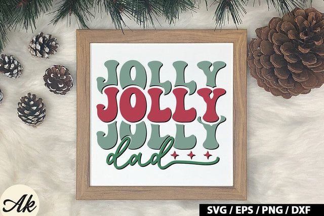 Jolly dad Retro SVG SVG akazaddesign 