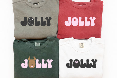 Jolly Days - Retro Christmas Font Font KA Designs 