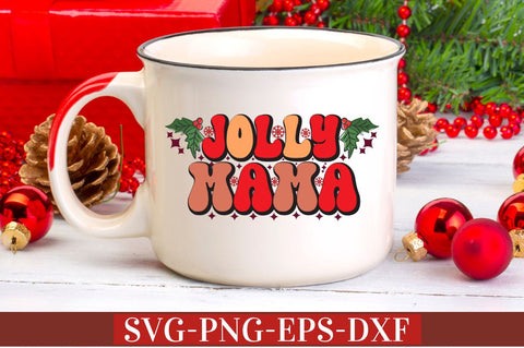 Jolly mama SVG SVG DESIGNISTIC 