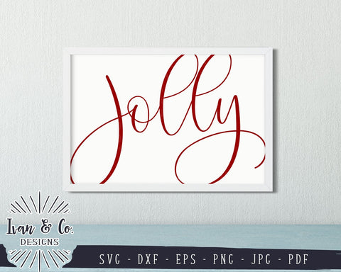 Jolly SVG Files | Christmas | Holidays | Winter SVG (842599872) SVG Ivan & Co. Designs 