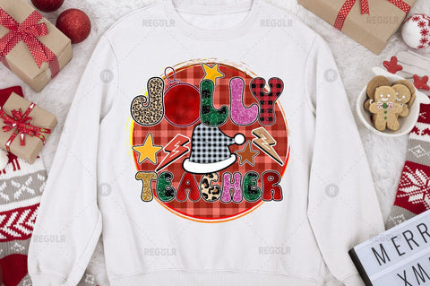 Jolly teacher Sublimation Design Sublimation Regulrcrative 