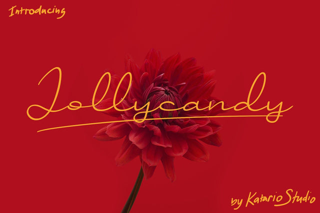 Jollycandy | Handwritten Script Font Font Katario Studio 