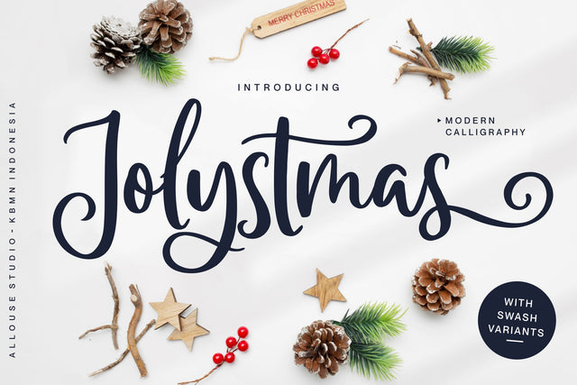 Jolystmas Font Allouse.Studio 