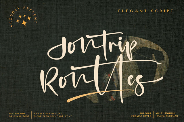 Jontrip Ronttes Font Wildan Type 