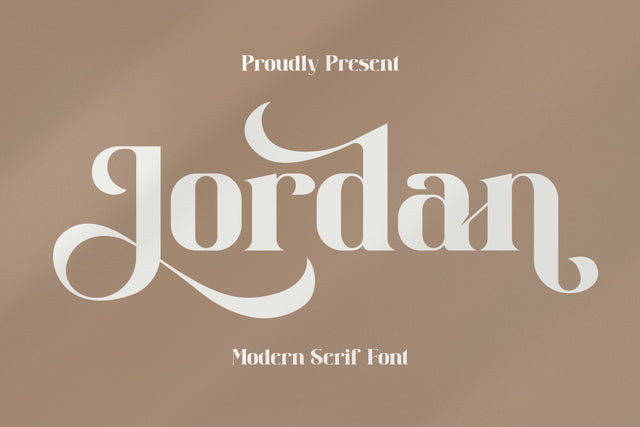 Jordan Typeface Font Storytype Studio 