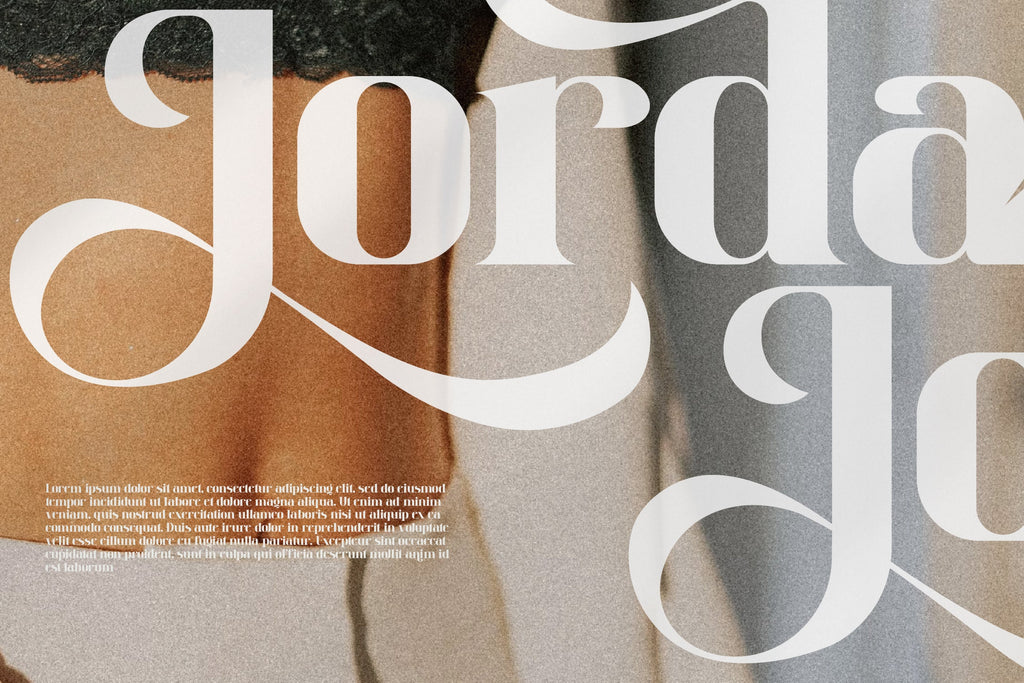 Jordan Typeface - So Fontsy