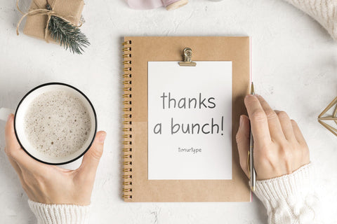 Josephine - Handwritten font Font Timur type 