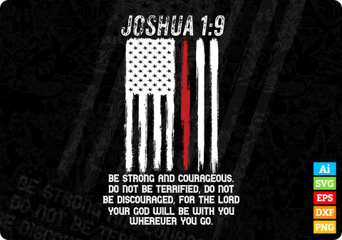 Joshua 19 American Flag Svg Cut Files SVG DesignDestine 