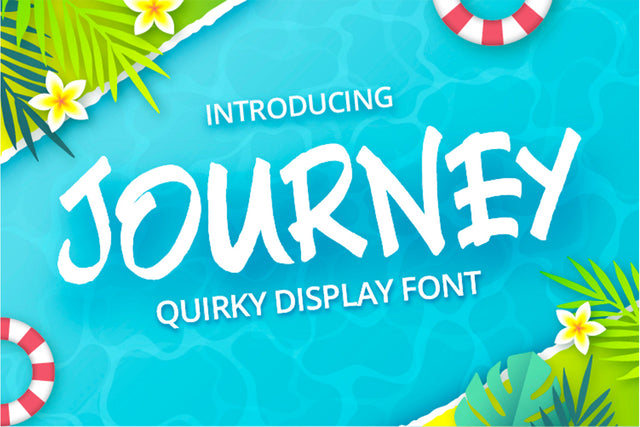 Journey - Quirky Display Font Font Alpaprana Studio 