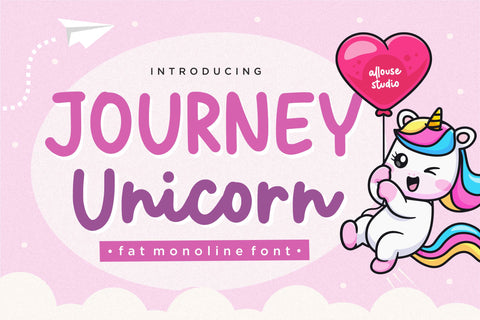 Journey Unicorn Font Allouse.Studio 