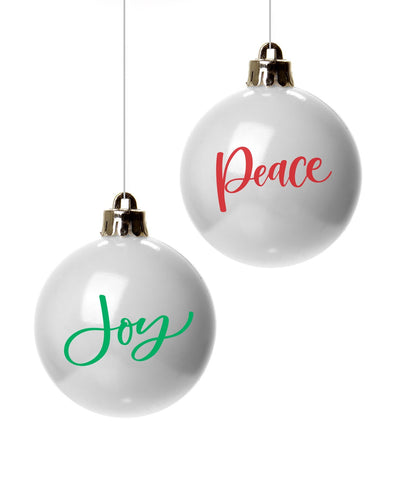 Joy and Peace Hand Lettered SVG Cut File SVG Cursive by Camille 