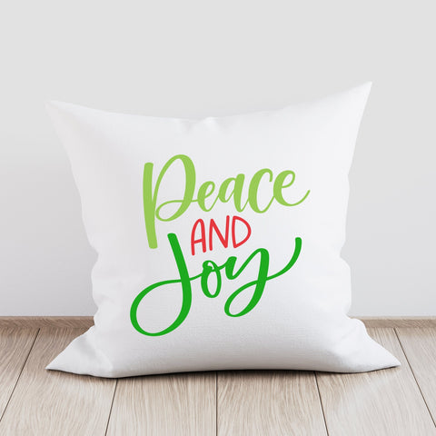 Joy and Peace Hand Lettered SVG Cut File SVG Cursive by Camille 