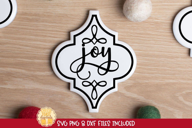 Joy | Arabesque Tile Ornament SVG SVG Cheese Toast Digitals 
