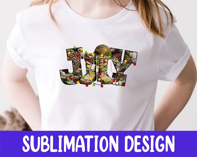 Joy Army, Army Christmas, Veteran Christmas Png, Camo Png, Veteran Png, Army Mom Png, Army Christmas Png, Christmas Sublimation Design Sublimation iStyleDesign 