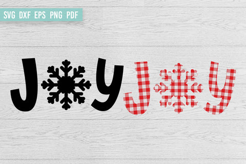 Joy Christmas Design | Christmas SVG | Buffalo Plaid Joy SVG SVG Irina Ostapenko 